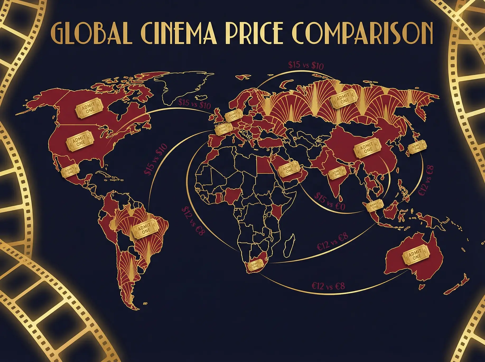 人妻视频 全球电影票价比较地图